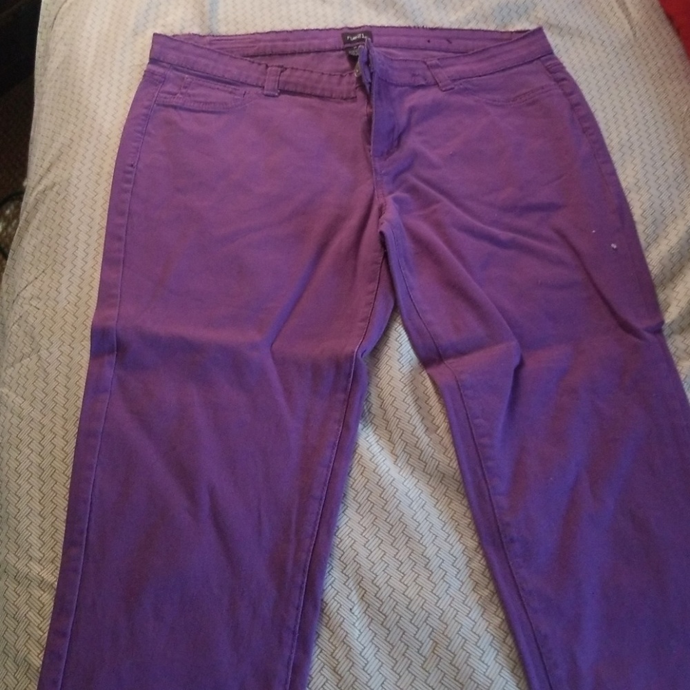 Purple capris